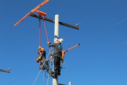 In the apprentice division at the International Lineman’s Rodeo, 182 apprentices competed in the hurt man rescue, pole climb, and two mystery events. In the apprentice division at the International Lineman’s Rodeo, 182 apprentices competed in the hurt man rescue, pole climb, and two mystery events.