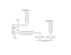 SLD showing the connection of the shunt reactors to the 400kV double-circuit overhead transmission line at the Sur Power Plant and New Izki Grid Substation. SLD showing the connection of the shunt reactors to the 400kV double-circuit overhead transmission line at the Sur Power Plant and New Izki Grid Substation.