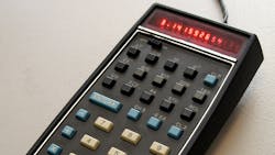 1972 Hewlett-Packard scientific pocket calculator: HP-35. 1972 Hewlett-Packard scientific pocket calculator: HP-35.