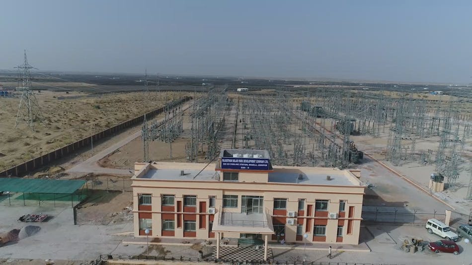 Rajasthan solar power development company ltd 22 kV pooling station at Bhaola, Jodhpur. The state of Jodhpur is home to the Thar Desert as well as some of India&rsquo;s best solar power resource.