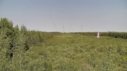 An unexplained flashover was captured midspan on a negative pole of Manitoba Hydro HVDC Bipoles on a sunny fair weather day in July of 2021. An unexplained flashover was captured midspan on a negative pole of Manitoba Hydro HVDC Bipoles on a sunny fair weather day in July of 2021.