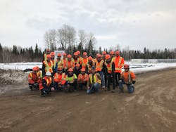 Group photo of fire training for the microgrid site. Group photo of fire training for the microgrid site.