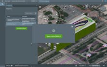 Exporting quantities to One Click LCA from an infrastructure digital twin (via the Bentley iTwin platform)
