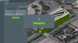 Exporting quantities to One Click LCA from an infrastructure digital twin (via the Bentley iTwin platform)