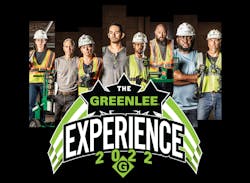 Greenlee is now accepting entries for its first-ever Greenlee Experience – a one-of-a-kind contest for electrical and utility trade professionals that celebrates the vital role these individuals play in building and maintaining our country’s critical infrastructure. Greenlee is now accepting entries for its first-ever Greenlee Experience – a one-of-a-kind contest for electrical and utility trade professionals that celebrates the vital role these individuals play in building and maintaining our country’s critical infrastructure.
