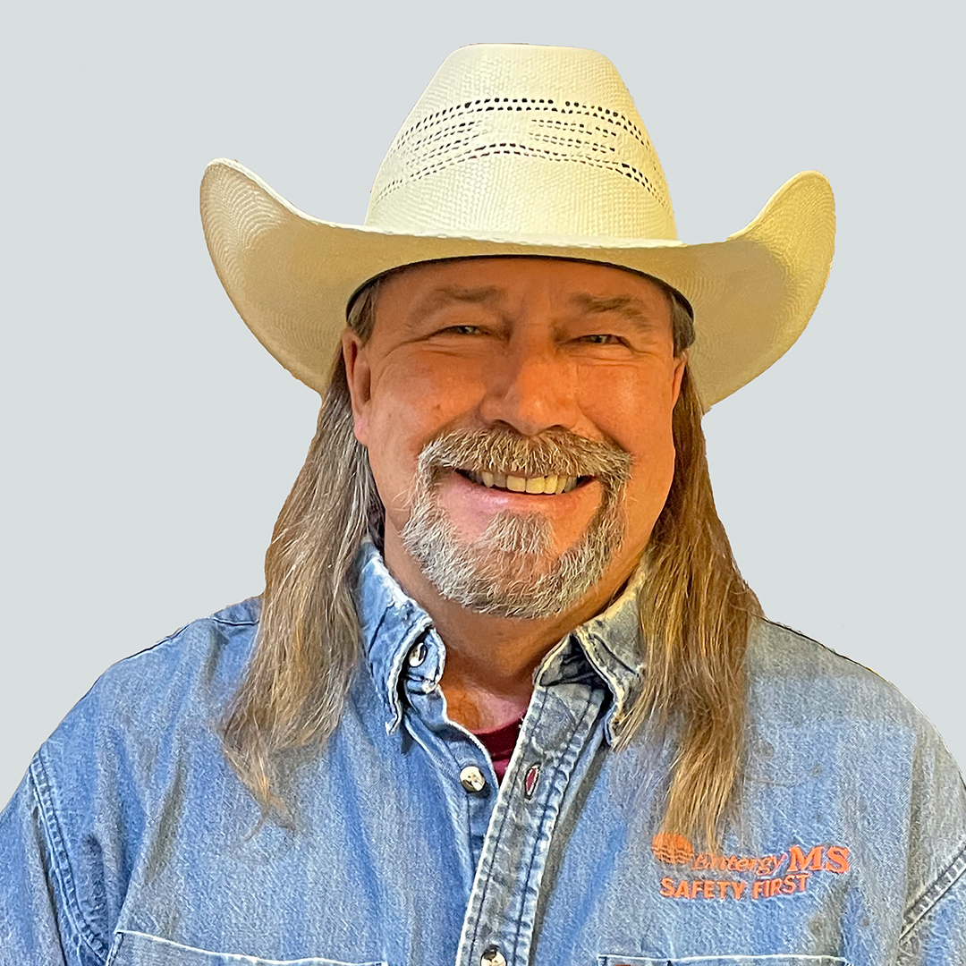 Greg McGriff, shift serviceman from the Rankin County, Miss. Entergy office.