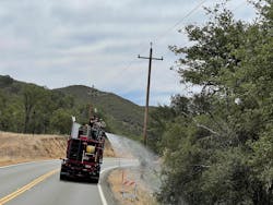 One California utility that placed the uncolored, durable LTR along a high-risk roadside where its infrastructure ran parallel to the road. One California utility that placed the uncolored, durable LTR along a high-risk roadside where its infrastructure ran parallel to the road.