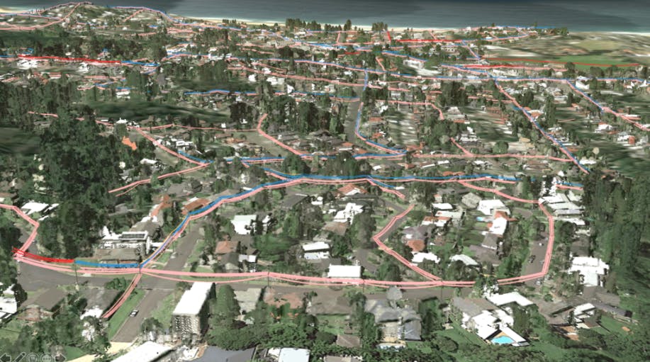 With digital twin technology, utilities can quickly and easily detect vegetation encroachment within conventional clearance zones and highlight those violations across the network