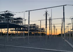 Within the new 500/230-kV substation, the project also included two 150-MVAR, 500-kV line-end shunt reactors, a 150-MVAR, 500-kV shunt capacitor, and a 1200-MVA, 500/230-kV autotransformer bank consisting of three single-phase units and one installed spare.