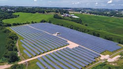 The Dubuque Solar project is a combination of two sites, the West Dubuque Solar Garden (shown here) and the Downtown Dubuque Solar Garden. Alliant has a goal to add 400 MW of solar to Iowa by the end of 2024.