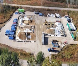 Crews collected more than 22,000 tons of soil and disposed of contaminated dirt. No contaminated soil was returned to the ground. They also collected and treated around 385,000 gal (1750 cu m) of water. Crews collected more than 22,000 tons of soil and disposed of contaminated dirt. No contaminated soil was returned to the ground. They also collected and treated around 385,000 gal (1750 cu m) of water.