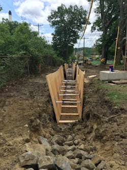 The proposed 115-kV design was a hybrid line that included two underground sections and a submarine cable crossing connected, by means of a vault, to a third section of underground. The proposed 115-kV design was a hybrid line that included two underground sections and a submarine cable crossing connected, by means of a vault, to a third section of underground.