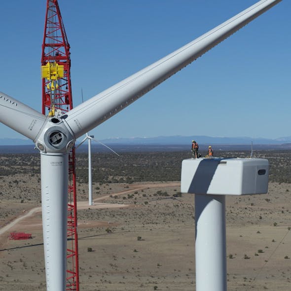 Western Spirit Wind comprises four wind power facilities that use a total of 377 General Electric wind turbines ranging from 2.3 to 2.8 MW.