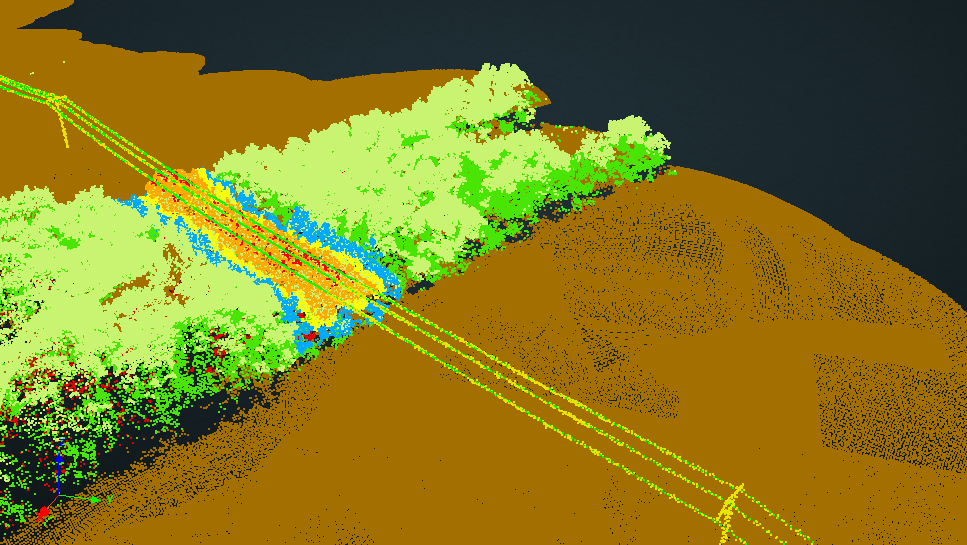 Vegetation Imagine Analysis. Courtesy of GE.