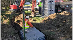 Figure 1: Hastings, Michigan HDD contractor, Dig-It Inc utility crew installing distribution line in Southwest Michigan. Figure 1: Hastings, Michigan HDD contractor, Dig-It Inc utility crew installing distribution line in Southwest Michigan.
