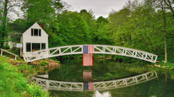 A bridge at Somesville, Mount Desert Island, Maine, one of the selected communities for the DOE’s island resiliency projects.
