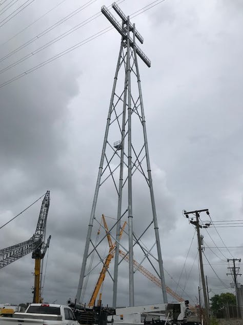 115-kV DC River Crossing. Courtesy of Dominion Power.