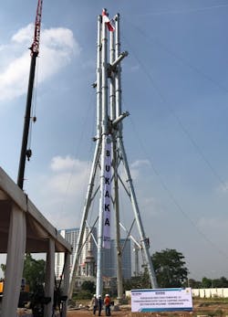 Indonesia 500-kV DC. Courtesy of PLN. Indonesia 500-kV DC. Courtesy of PLN.