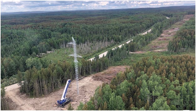 Rights-of-way clearing and tower erection continues on Phase 1 of the Wataynikaneyap Transmission Project, which will reinforce electricity supply into Pickle Lake and beyond.