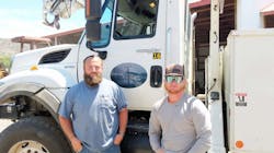 In Oregon’s Umatilla Forest, Columbia Power Cooperative Association’s Garrett Warner (left) and Jack Jewell risked hypothermia to perform a water rescue of a driver and her dog after their minivan crashed in a creek. In Oregon’s Umatilla Forest, Columbia Power Cooperative Association’s Garrett Warner (left) and Jack Jewell risked hypothermia to perform a water rescue of a driver and her dog after their minivan crashed in a creek.