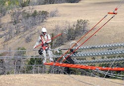George Gaudet performed 500 kV barehand work in Montana during his career. George Gaudet performed 500 kV barehand work in Montana during his career.