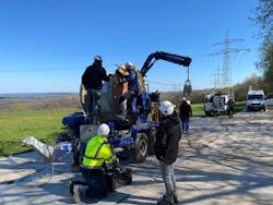 Specialists performing InfoCore system testing. Specialists performing InfoCore system testing.