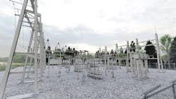 TreeLine Utility Solutions rendering of 46-kV switching station. TreeLine Utility Solutions rendering of 46-kV switching station.