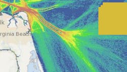 The planned project will rise more than 20 miles off Virginia's coast. The planned project will rise more than 20 miles off Virginia's coast.