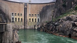 Cahora Bassa dam and hydroelectric power plant in northern Mozambique.