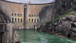 Cahora Bassa dam and hydroelectric power plant in northern Mozambique. Cahora Bassa dam and hydroelectric power plant in northern Mozambique.