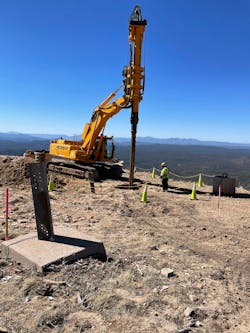 Ashley Shirer, a geotechnical engineer responsible for designing transmission line foundations, said her job requires her to pass through potentially dangerous landscapes. Ashley Shirer, a geotechnical engineer responsible for designing transmission line foundations, said her job requires her to pass through potentially dangerous landscapes.