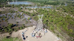 Construction matting and safety cranes. Construction matting and safety cranes.