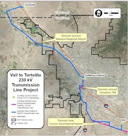 Vail To Tortolita Map Vail To Tortolita Map