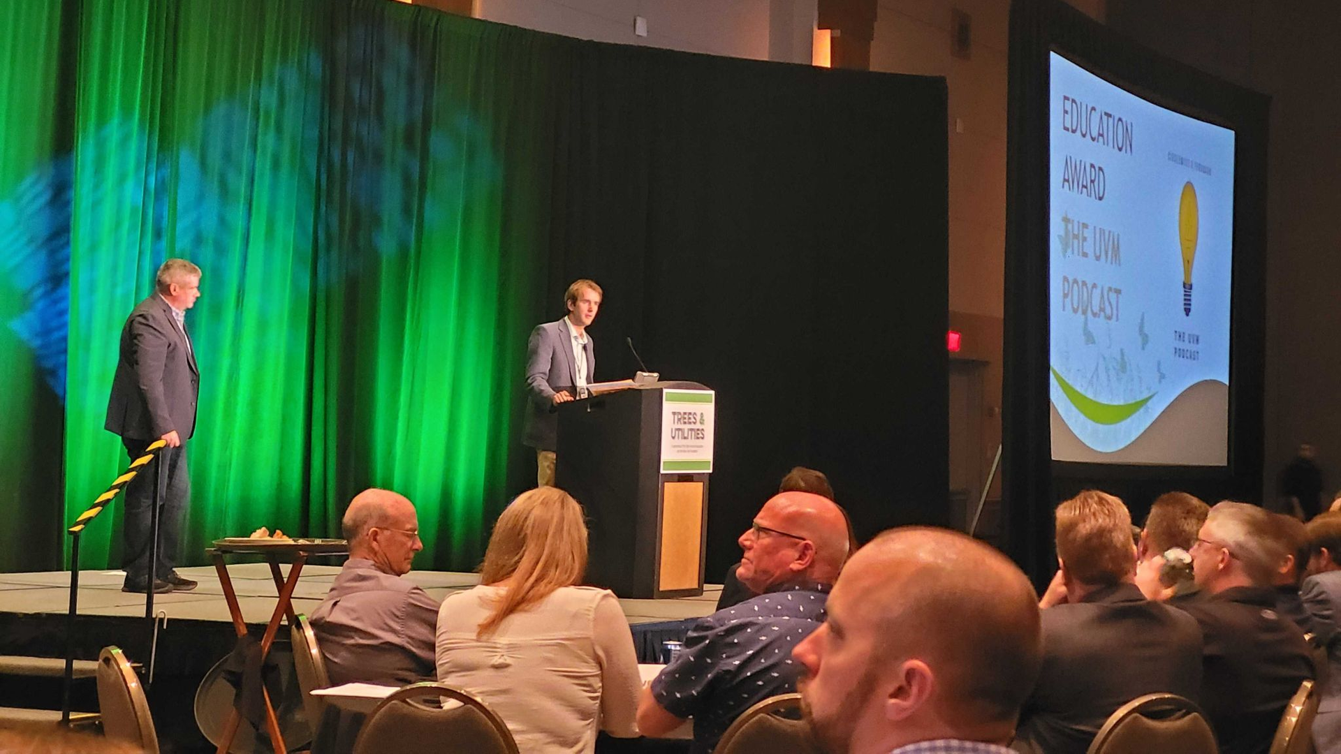 Nick Ferguson Accepting Award At T U Conference 6336fd976e5c0