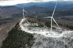Greenbacker's RoxWind project in Maine, which uses 3.8 MW wind turbines. Greenbacker's RoxWind project in Maine, which uses 3.8 MW wind turbines.