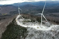 Greenbacker's RoxWind project in Maine, which uses 3.8 MW wind turbines.