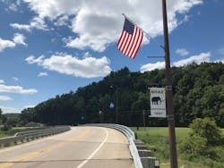 The small Wisconsin community of Boaz takes as its mascot a mastodon, as a 12,000-year-old skeleton of the animal was discovered there in the late 1800s. The small Wisconsin community of Boaz takes as its mascot a mastodon, as a 12,000-year-old skeleton of the animal was discovered there in the late 1800s.