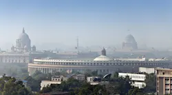 View of New Delhi's Capitol Complex, including the Secretariat Building, home to India's most important ministries.