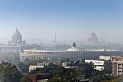 View of New Delhi's Capitol Complex, including the Secretariat Building, home to India's most important ministries. View of New Delhi's Capitol Complex, including the Secretariat Building, home to India's most important ministries.
