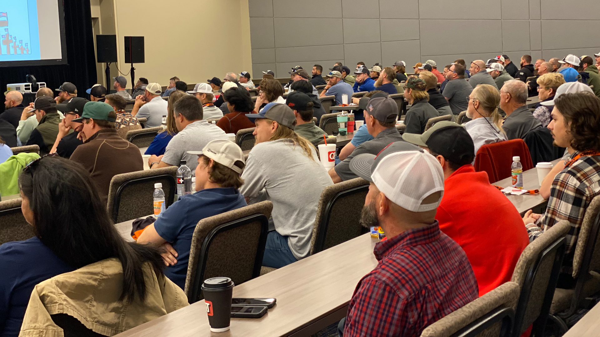 The safety conference attendees learned about how to stay safe in the line trade at the 2022 Safety & Training Conference.