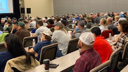 The safety conference attendees learned about how to stay safe in the line trade at the 2022 Safety & Training Conference. The safety conference attendees learned about how to stay safe in the line trade at the 2022 Safety & Training Conference.