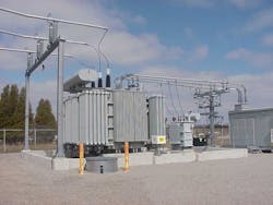 Typical 115 kV substion. Typical 115 kV substion.