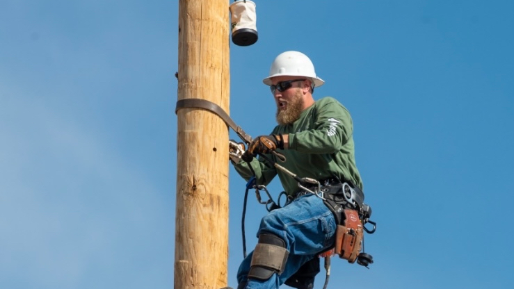 Kris Onda says one of the best attributes of his job is being there for the cooperative&rsquo;s members and supplying them with electricity.