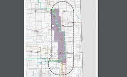 A map of section 3 of the project, which runs from Goose Creek to May Valley. A map of section 3 of the project, which runs from Goose Creek to May Valley.