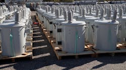 JEA said it was temporarily using overhead transformers in undergrounding applications instead of pad-mounted units. JEA said it was temporarily using overhead transformers in undergrounding applications instead of pad-mounted units.