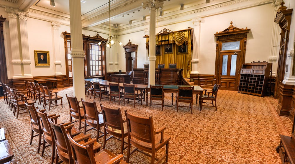 The chambers of the Texas Supreme Court.