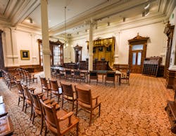 The chambers of the Texas Supreme Court. The chambers of the Texas Supreme Court.