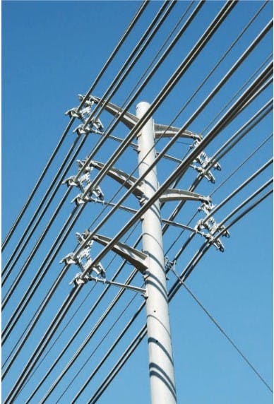 Over- and under-building on poles can increase capacity.