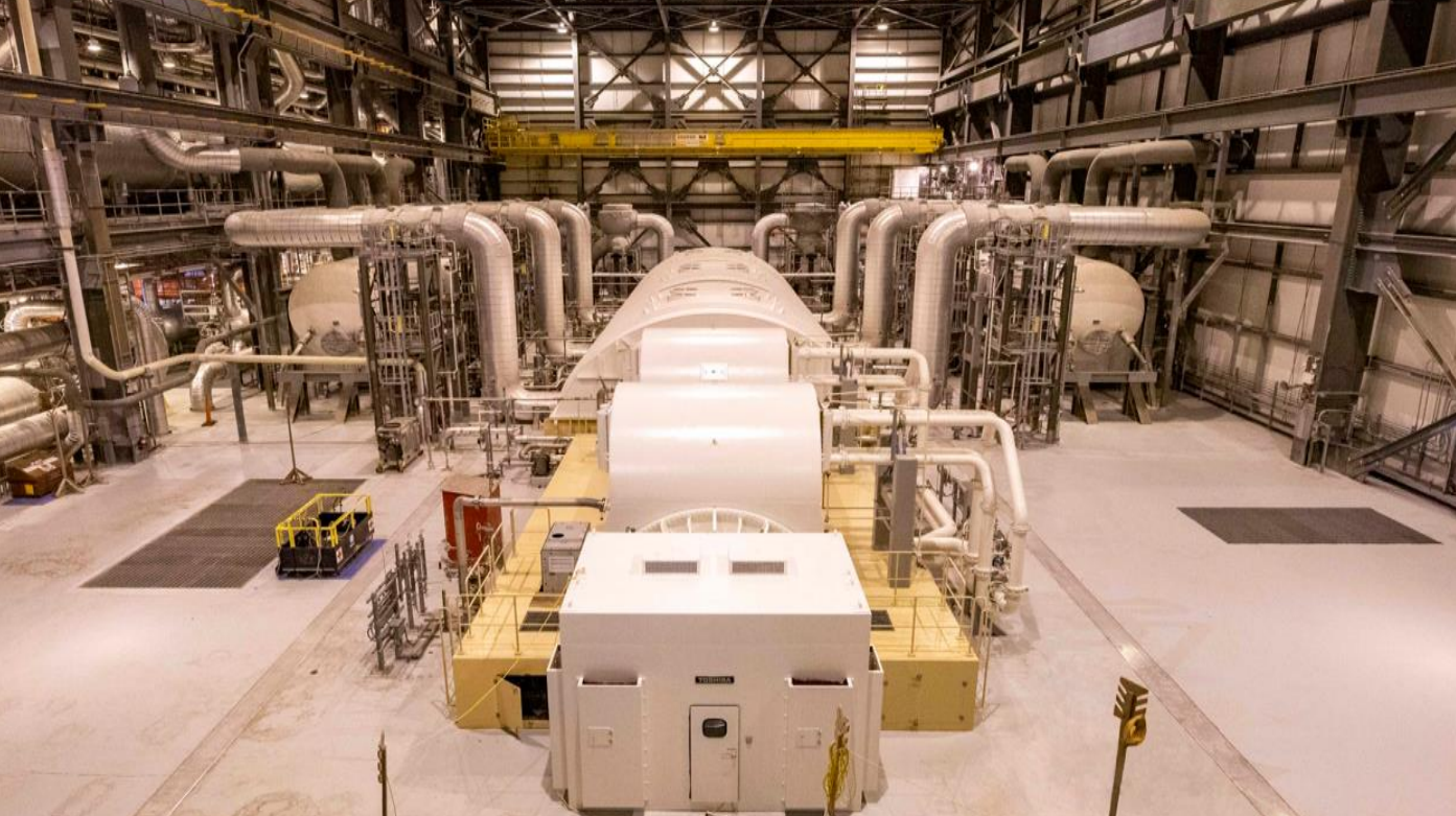 A section of Vogtle Unit 3