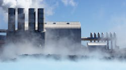 A geothermal power station in Iceland.